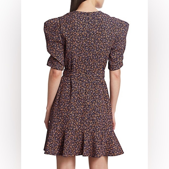 NWT Jonathan Simkhai Evelyn Floral Crepe Dress - Picture 2 of 4